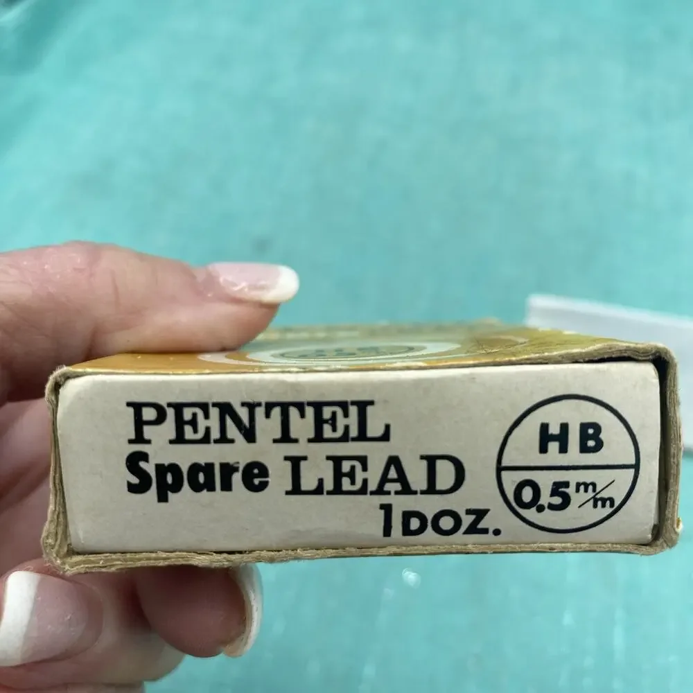 Vintage Pentel Japan Stationary Cigarette Pack .5mm HB Lead 11~~11pk~Tube